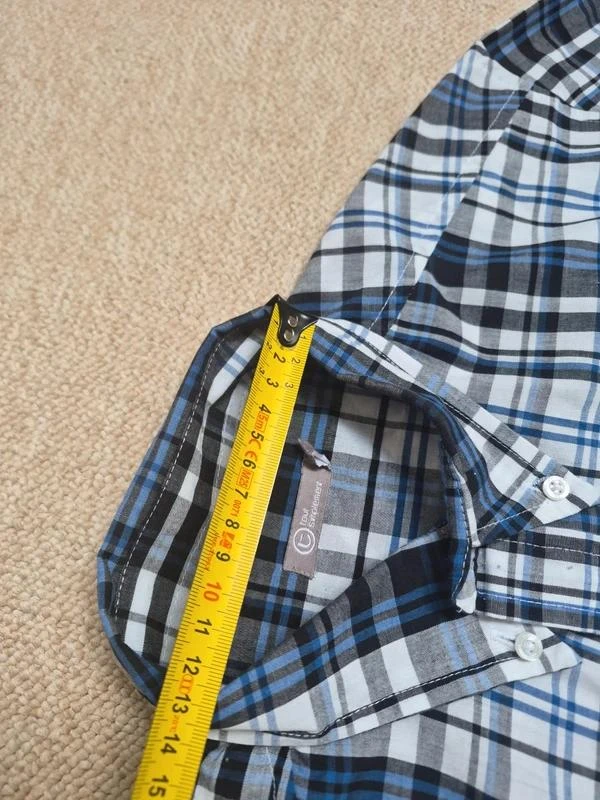 Tout Simplement Vintage Overhemd met Blauw-Wit Schotse Patroon M – photo 11